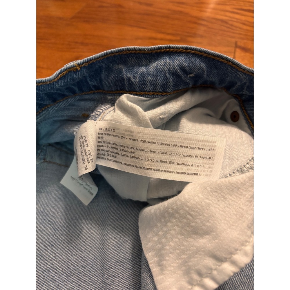 Abercrombie & Fitch The 90's Straight Ultra High Rise Jeans Size 36x22 - Picture 7 of 11